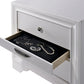 Chrissy Nightstand w/Jewelry Drawer - 3 Colors