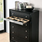Chrissy 5 Drawer Chest w/Hidden Jewelry Drawer