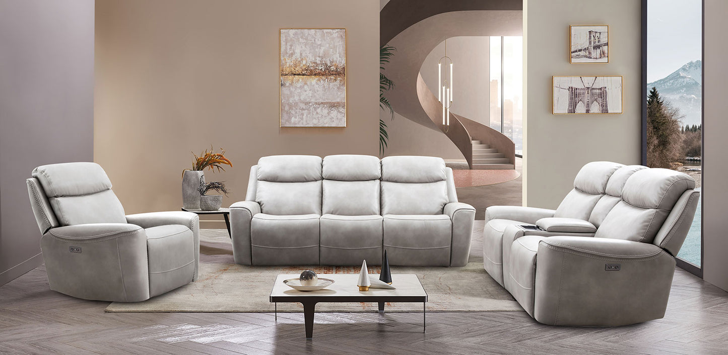 Artemia 2 Pc Taupe Power Sofa Collection