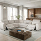 Zander Taupe Power Sectional CM9939TP