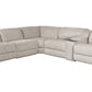 Zander Taupe Power Sectional CM9939TP