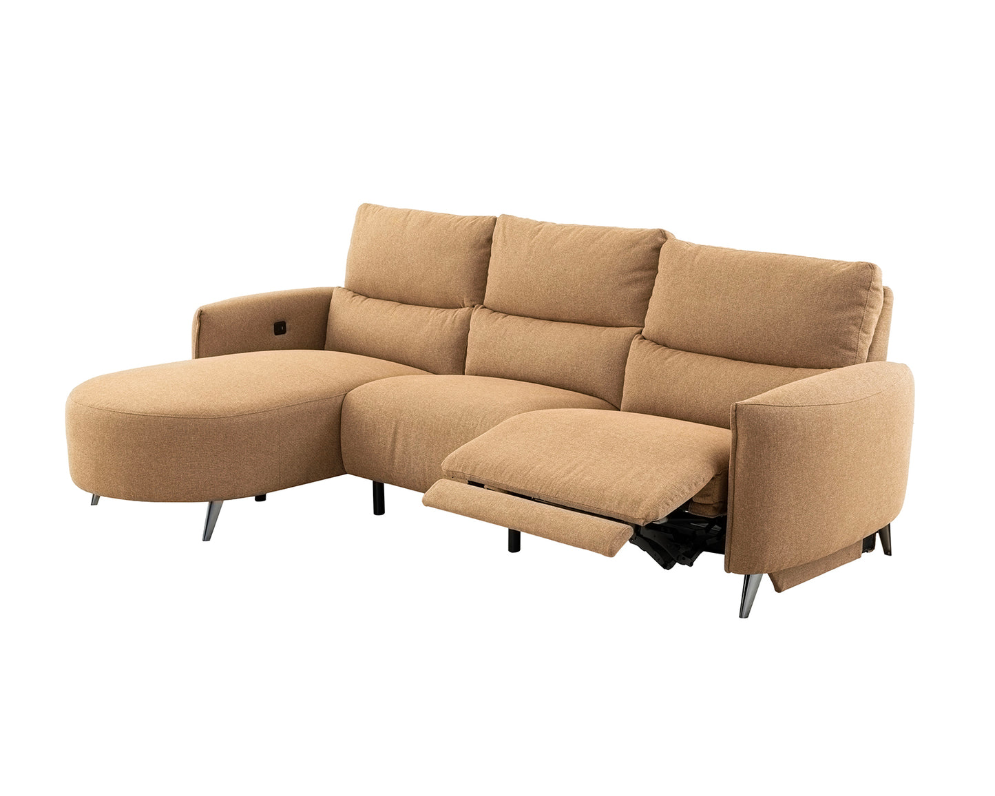 Galten Modern Motion Sectional - 3 Colors