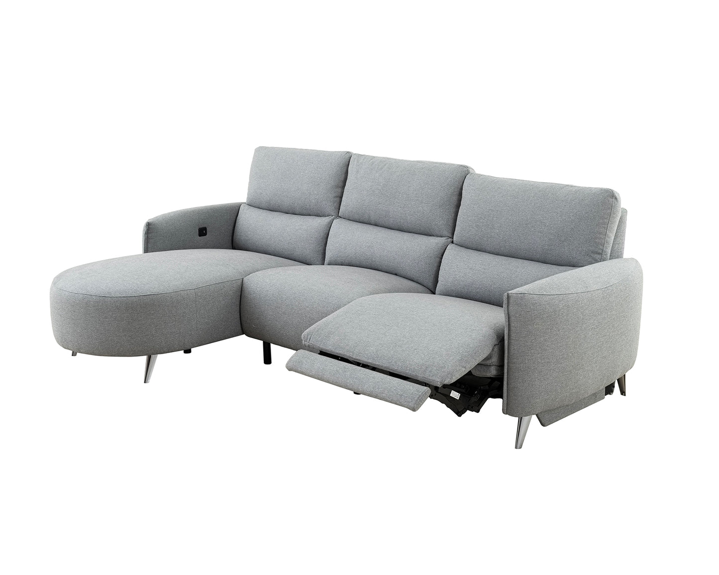 Galten Modern Motion Sectional - 3 Colors