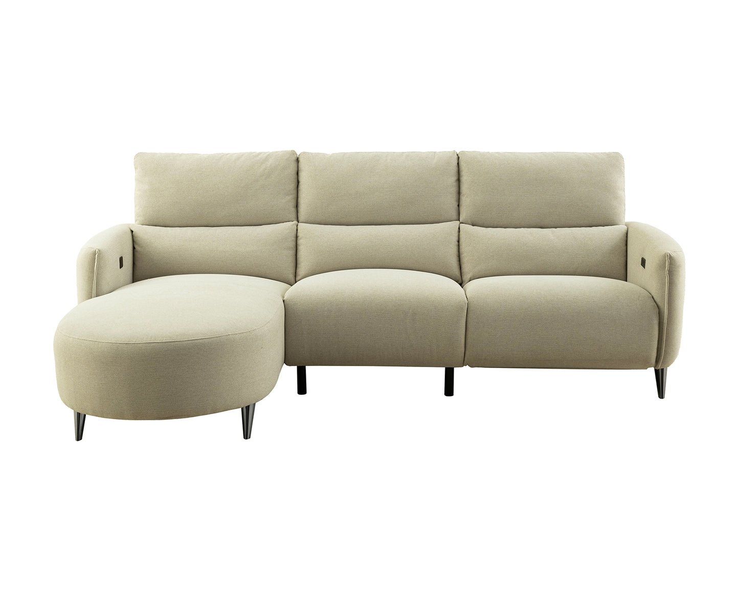 Galten Modern Motion Sectional - 3 Colors