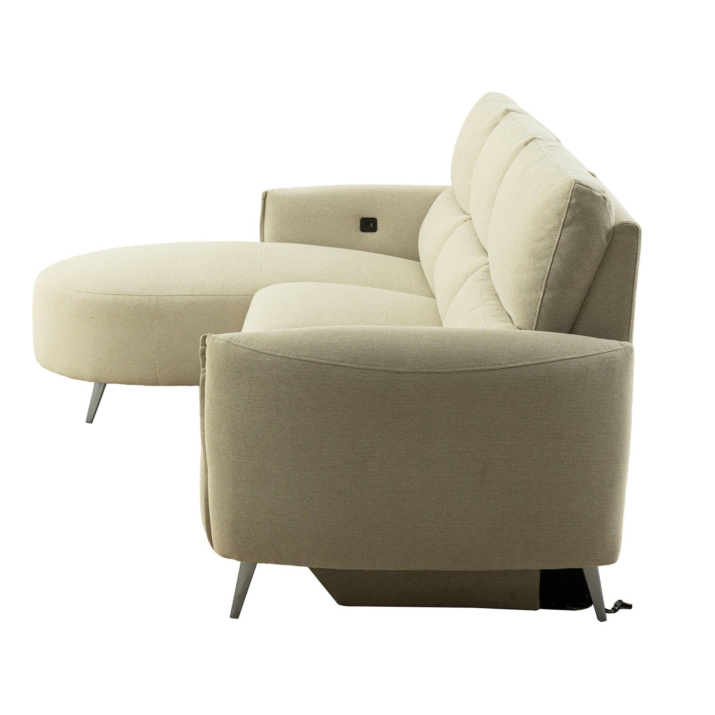 Galten Modern Motion Sectional - 3 Colors