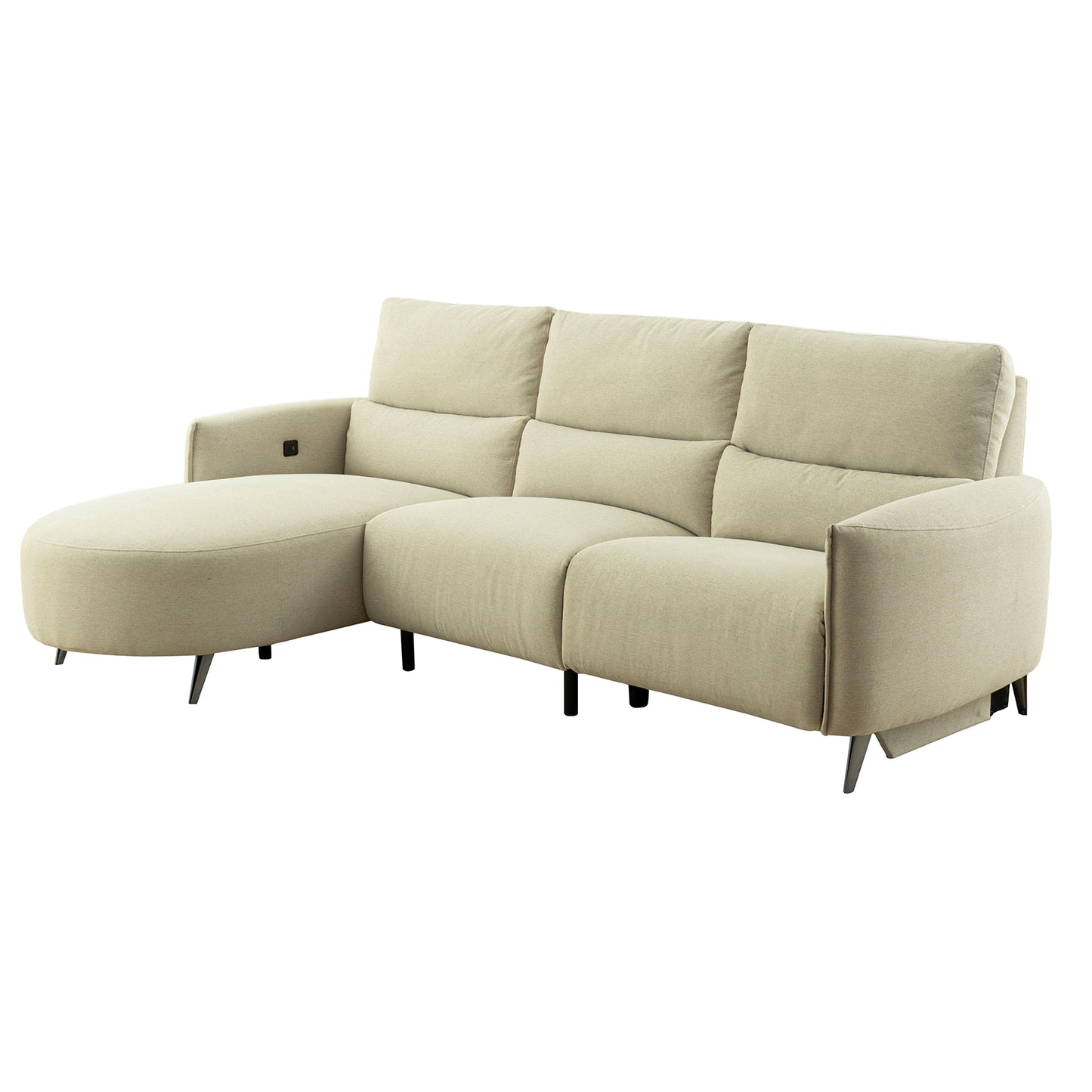 Galten Modern Motion Sectional - 3 Colors