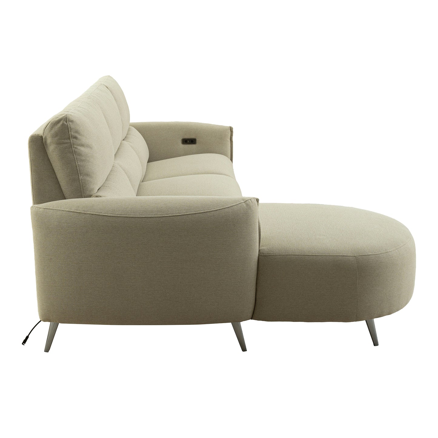 Galten Modern Motion Sectional - 3 Colors