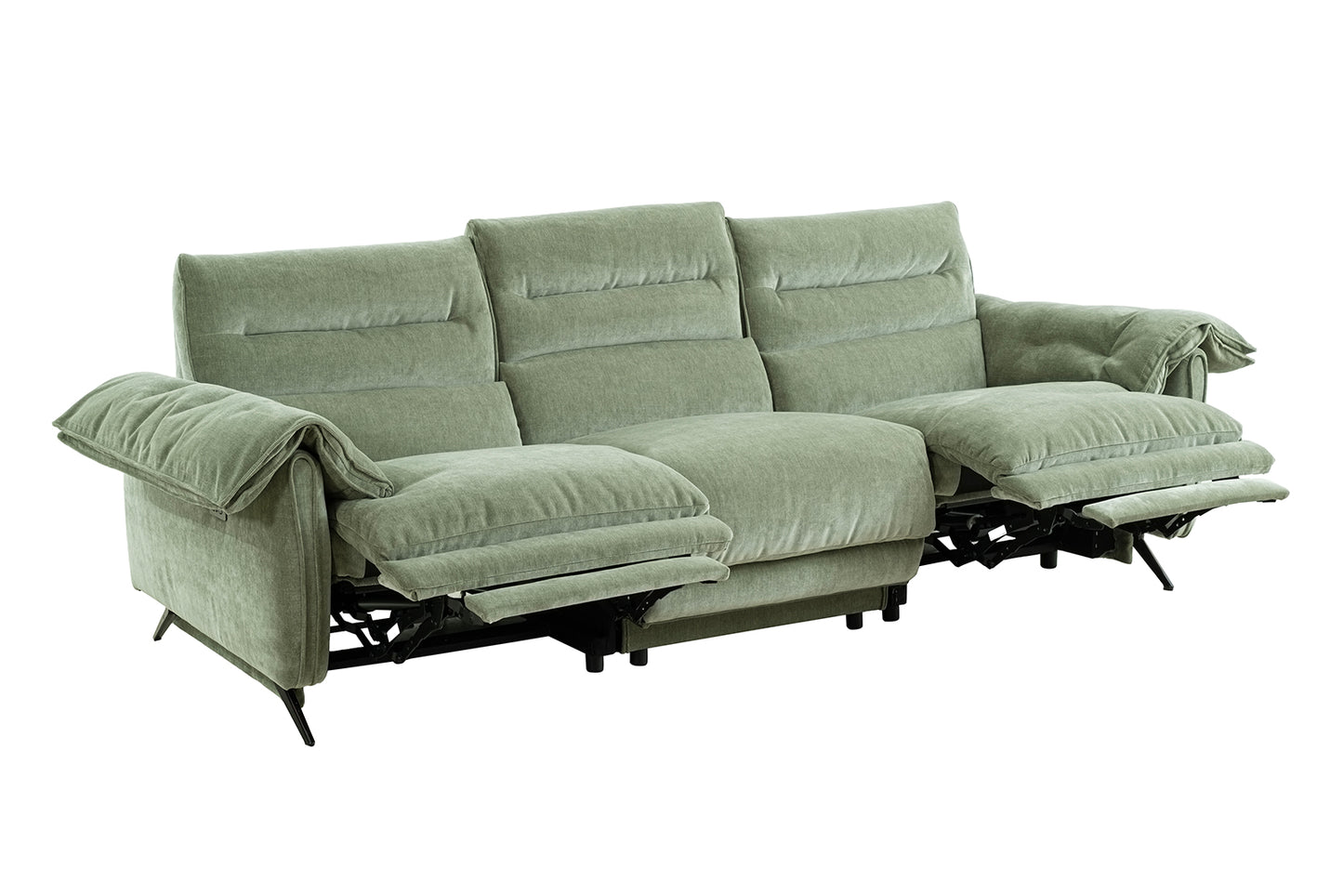 Morley Green Oversized Power Sofa & Loveseat