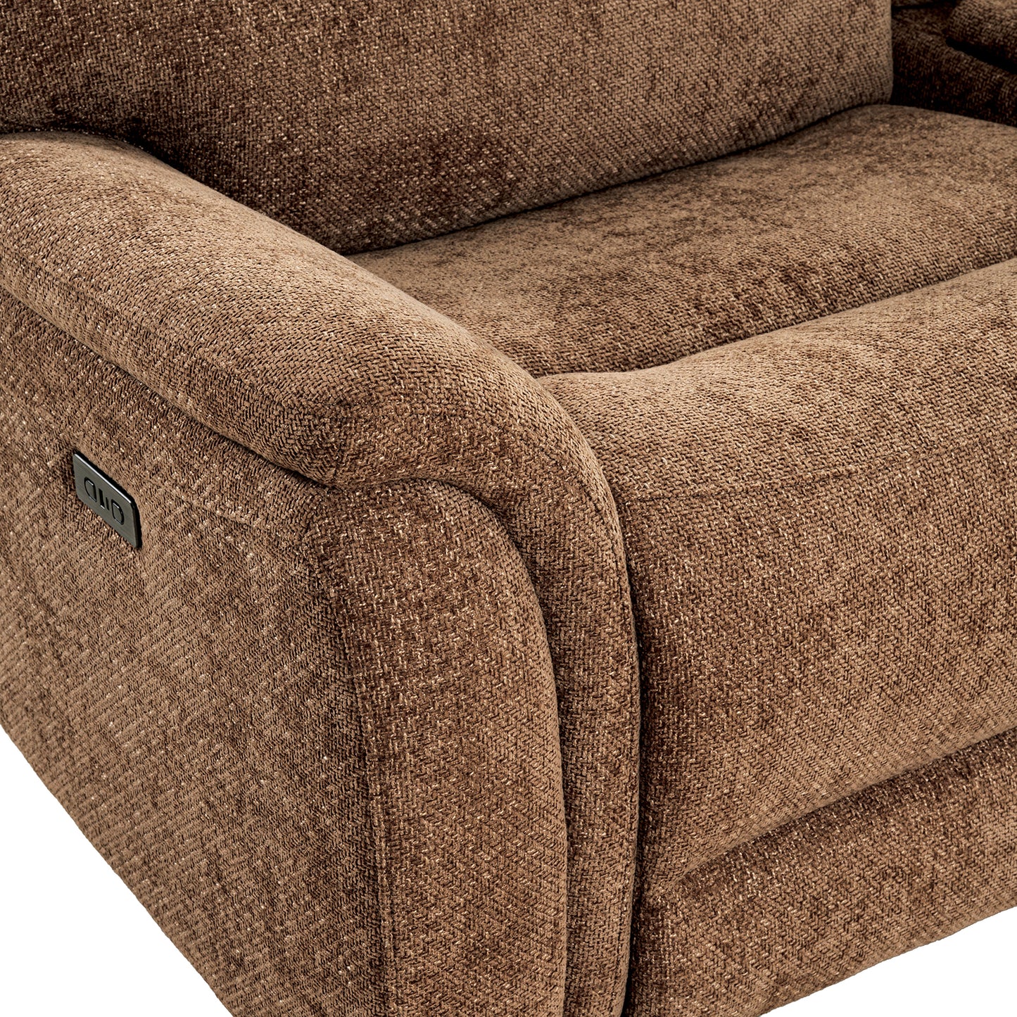 Mattheus Cypess Brown Power Sectional