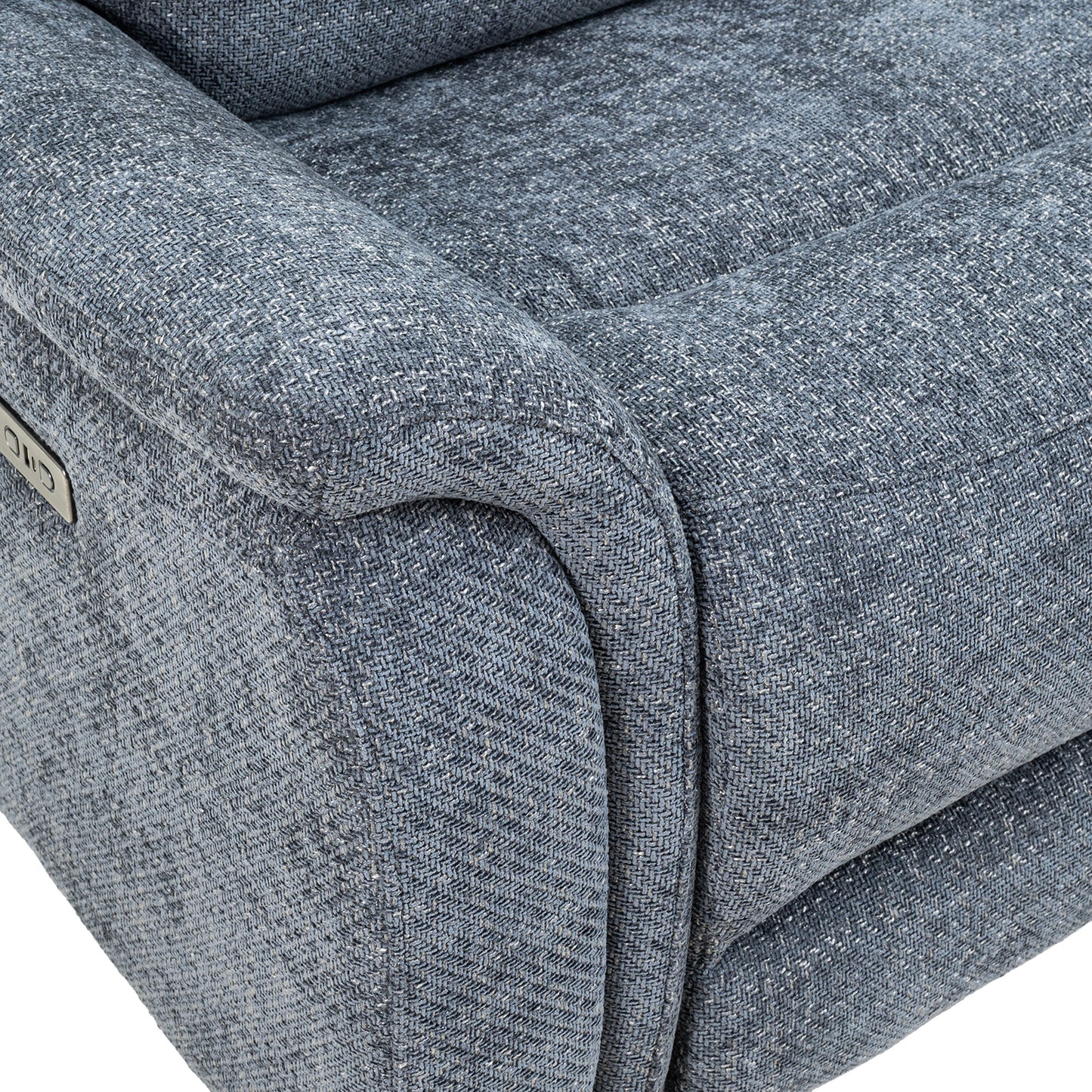 Mattheus Charcoal Gray Power Sectional