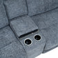 Mattheus Charcoal Gray Power Sectional