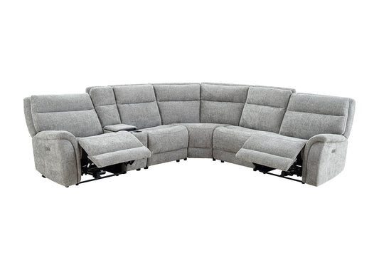 Mattheus Gray Power Sectional