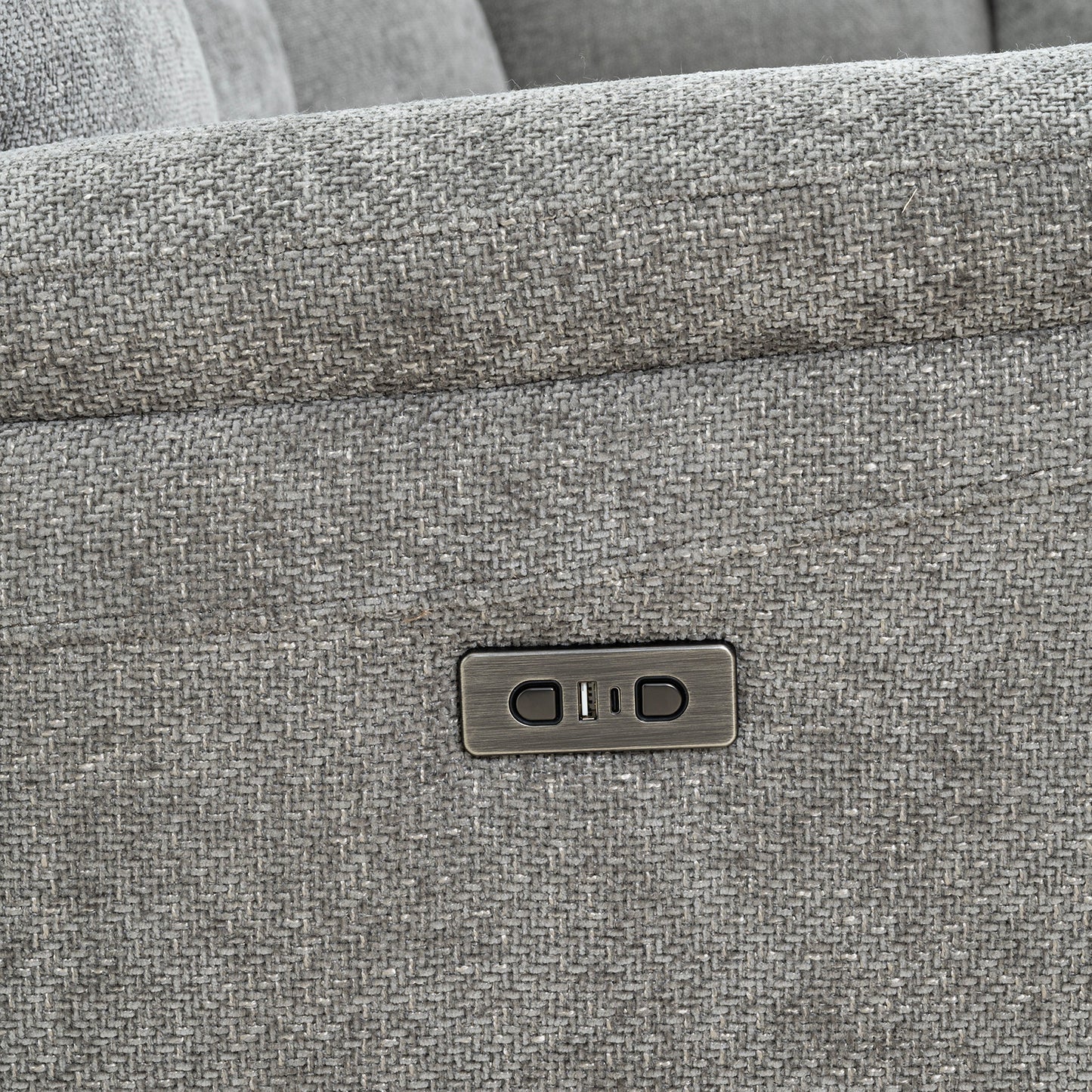 Mattheus Gray Power Sectional