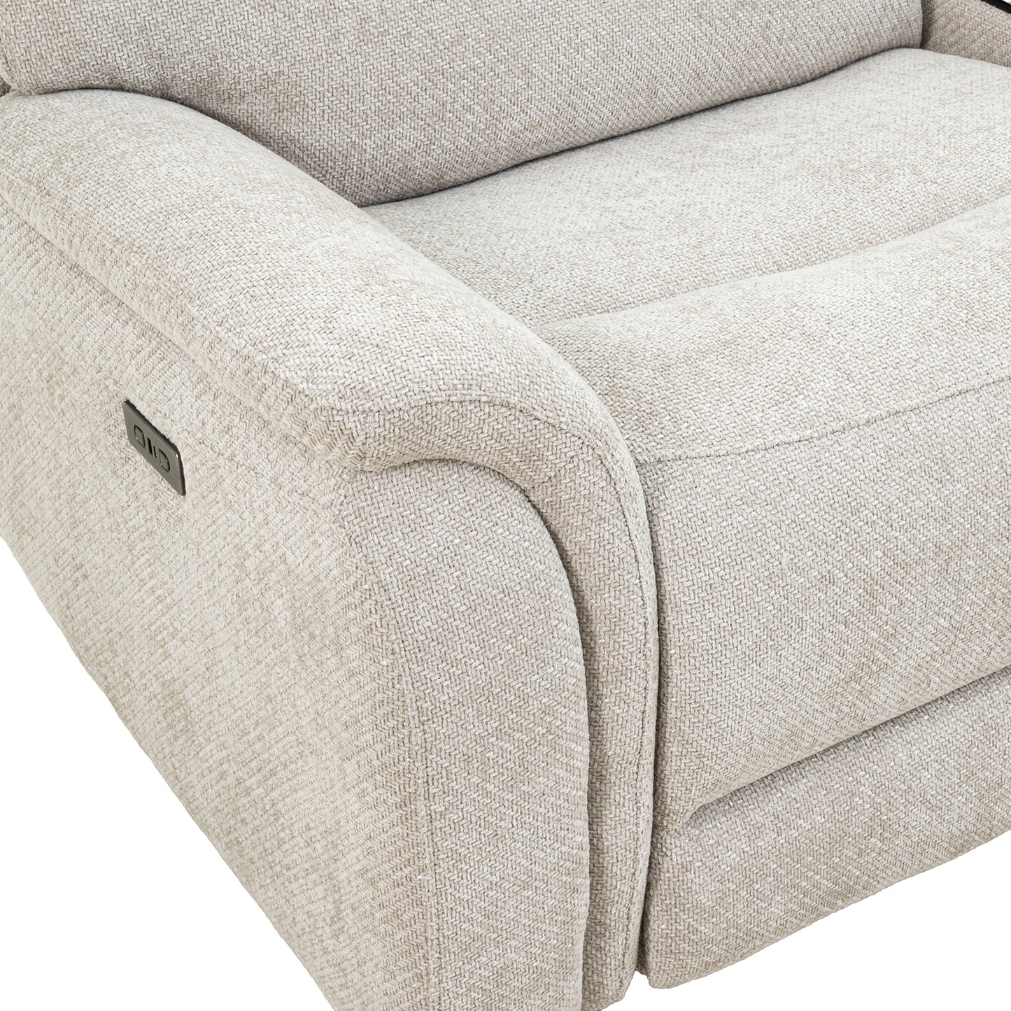 Mattheus Dove Gray Power Sectional