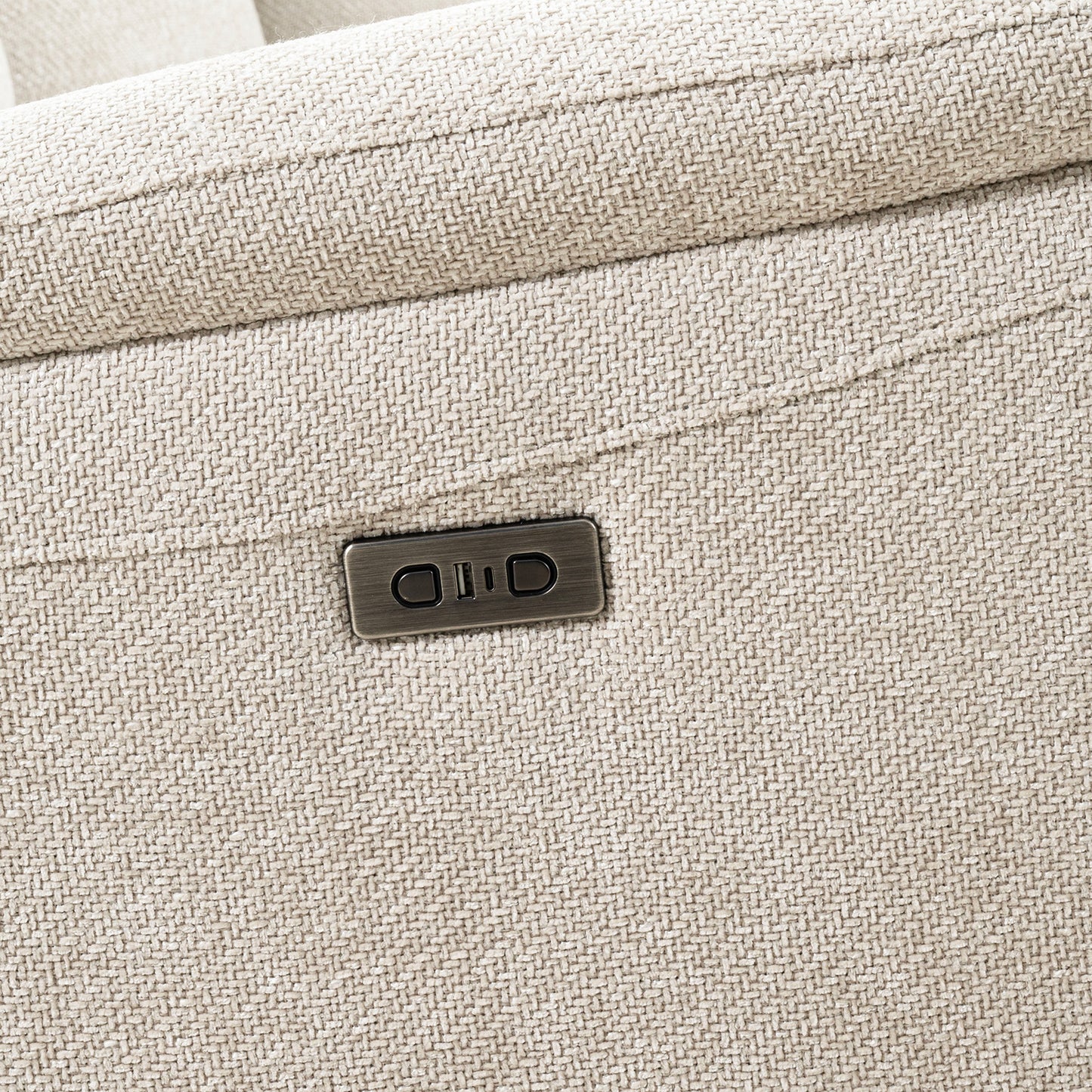 Mattheus Dove Gray Power Sectional