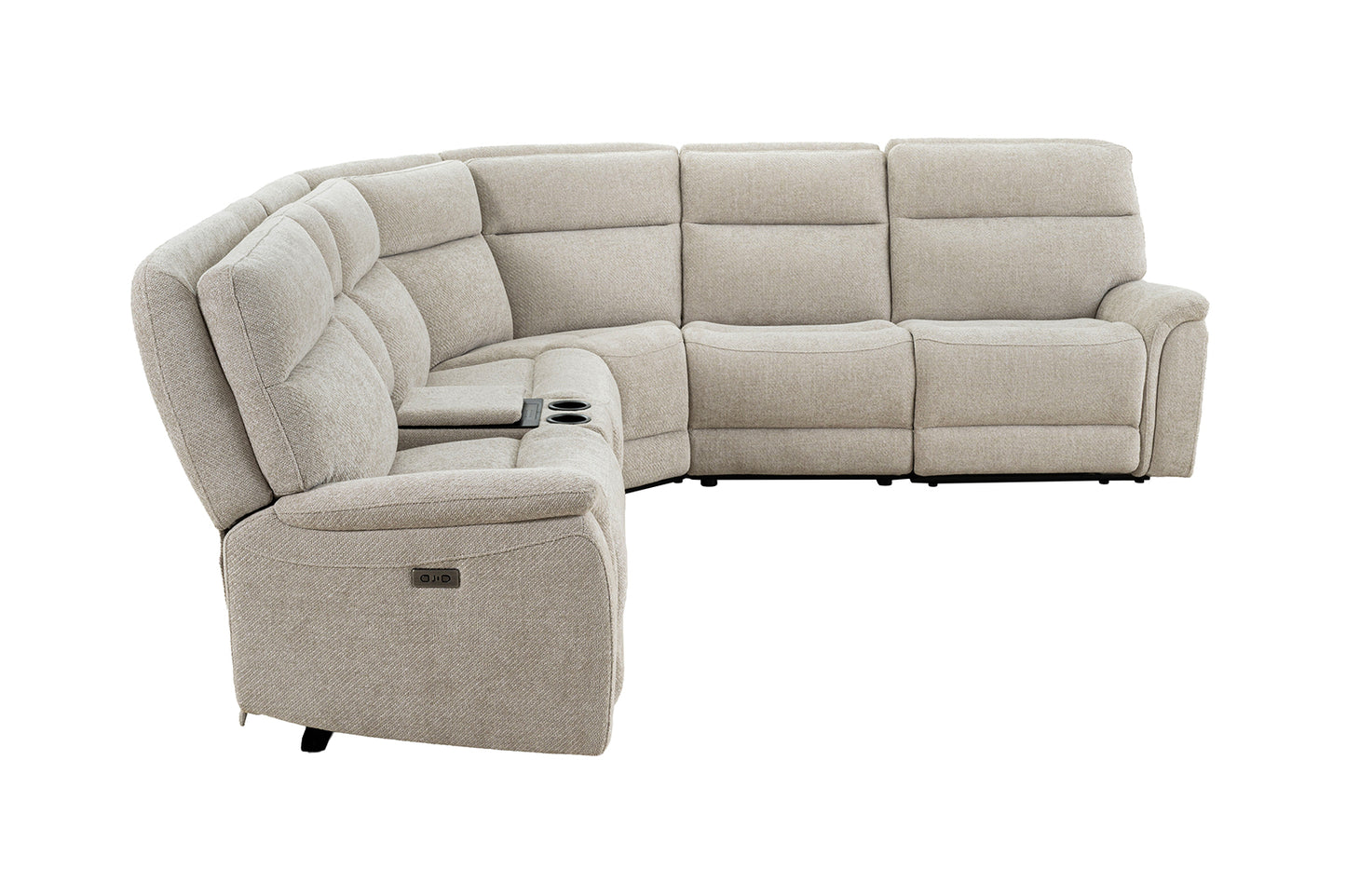 Mattheus Dove Gray Power Sectional
