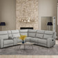 Jacobus Motion Sectional - Light Grey
