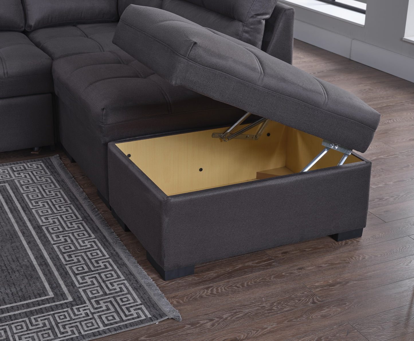 Demka Home Cansas Prime Sectional Sleeper