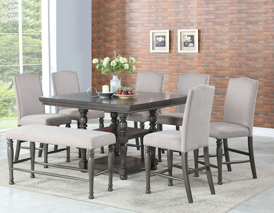 Caswell Cherry Finish Dining Collection - Steve Silver