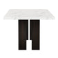 Faust Adjustable Height Dining Set Marble Top