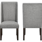 Faust Gray Parson Chair - Set of 2