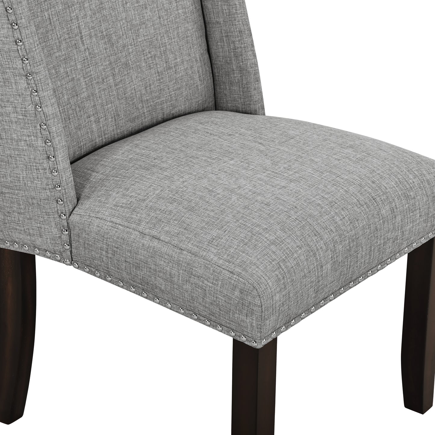 Faust Gray Parson Chair - Set of 2