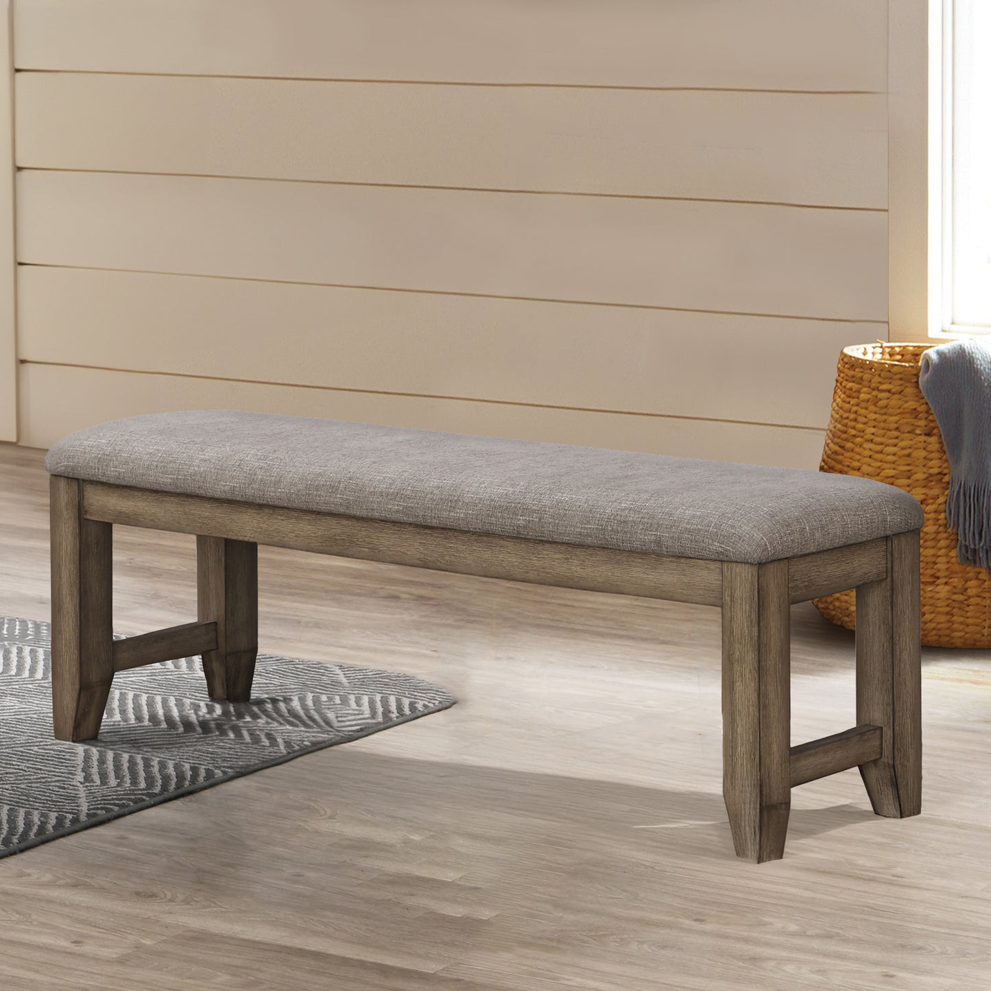 Harrisburg 6 Pc Walnut Finish Dining Set