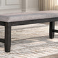Harrisburg Charcoal 6 Pc Dining Collection
