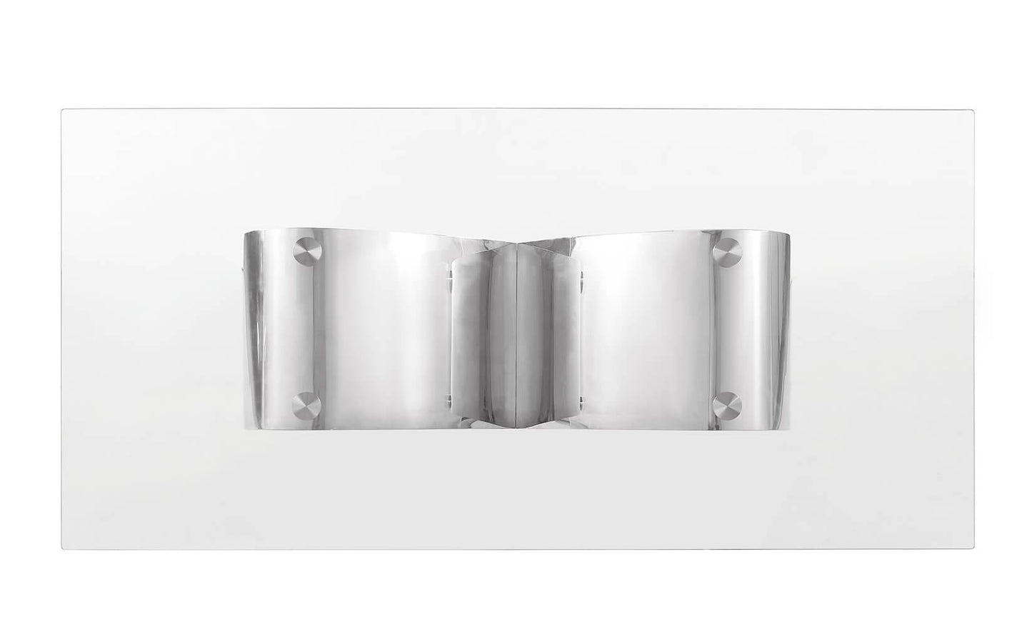 D406 Stainless Steel Glass Dining Set - Many Options