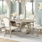 Gwendolyn 7 Pc Dining Set Taupe Side Chairs