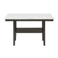 Carissa 6 Pc Dining Set w/Storage Shelf