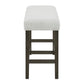 Carissa 6 Pc Dining Set w/Storage Shelf