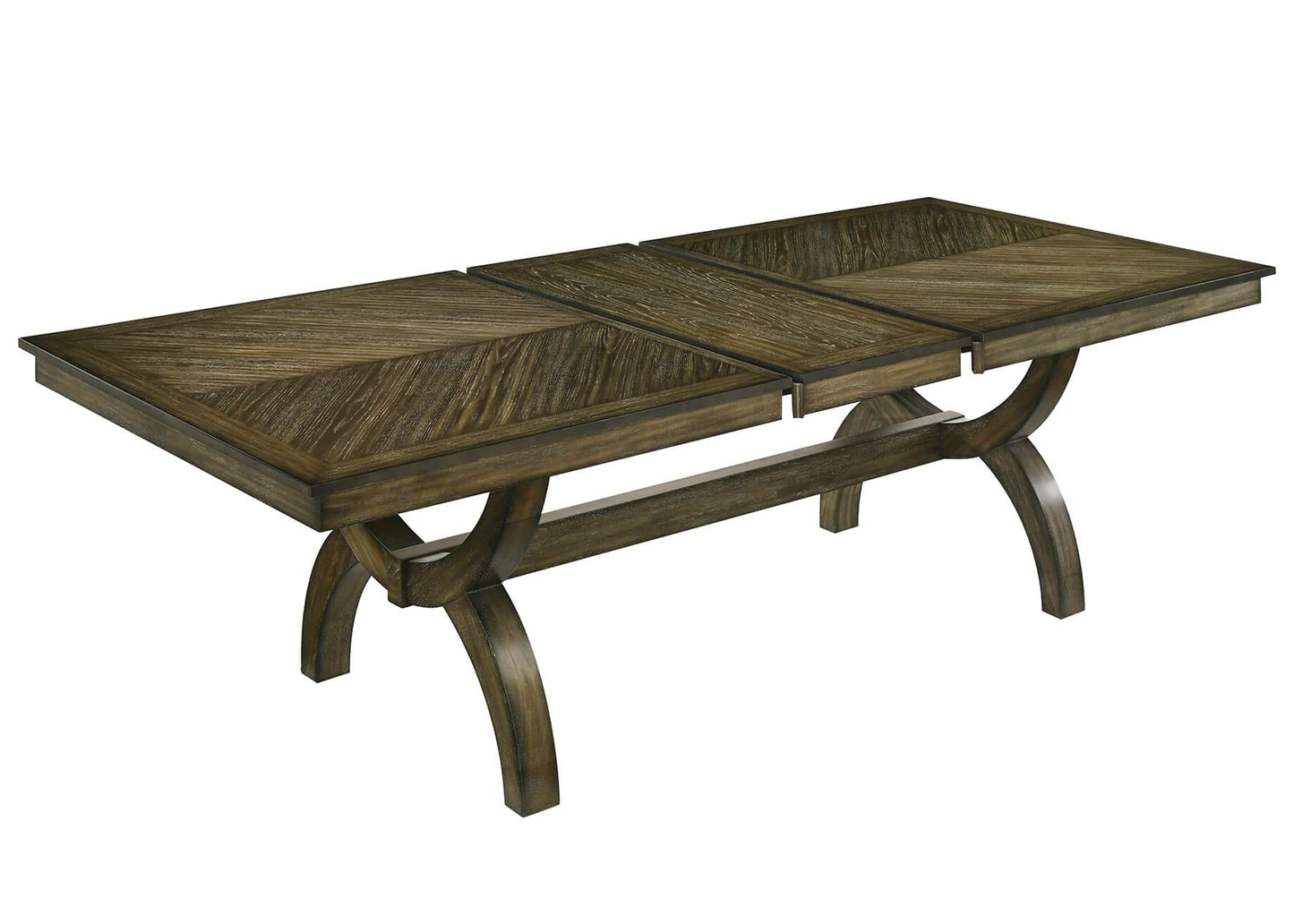 D530 Antique Brown 9 Pc Dining Set