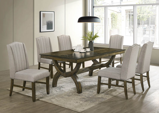 D530 Antique Brown 7-9 Pc Dining Collection