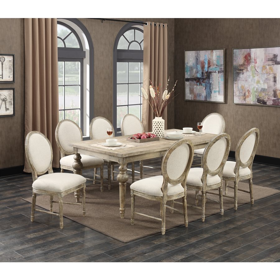 Interlude French Country Dining Set for 8+