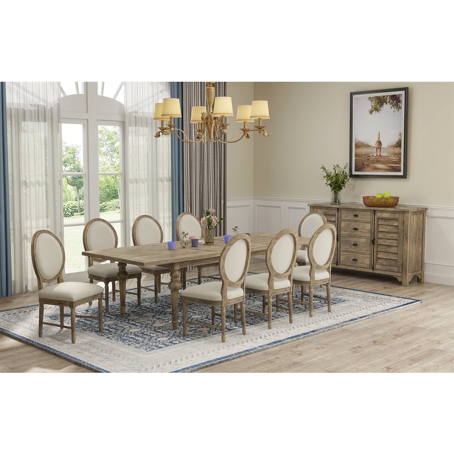 Interlude French Country Dining Set for 8+