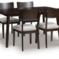 Dantenton Merlot 5 Pc Dining Set by Ashley