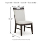 Neymorton Dark Grayish Brown 11 Pc Dining Set