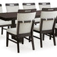 Neymorton Dark Grayish Brown 11 Pc Dining Set