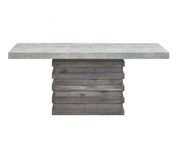 D710 Concrete Look 7 Pc Dining Collection