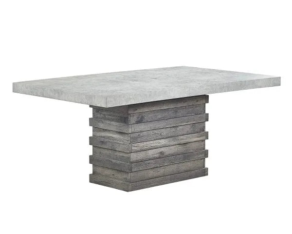 D710 Concrete Look 7 Pc Dining Collection