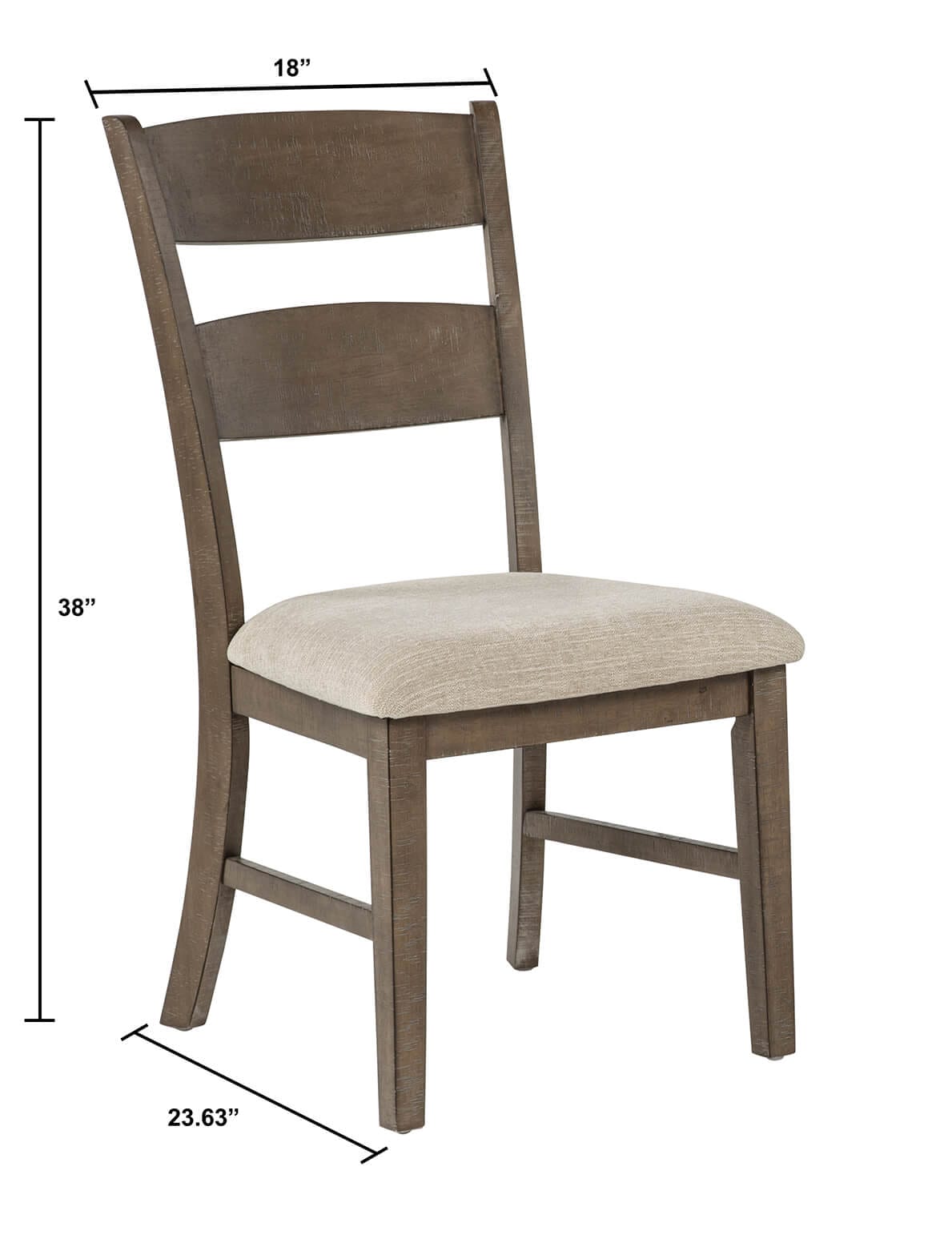 D760 Walnut Finish Extendable Dining Set