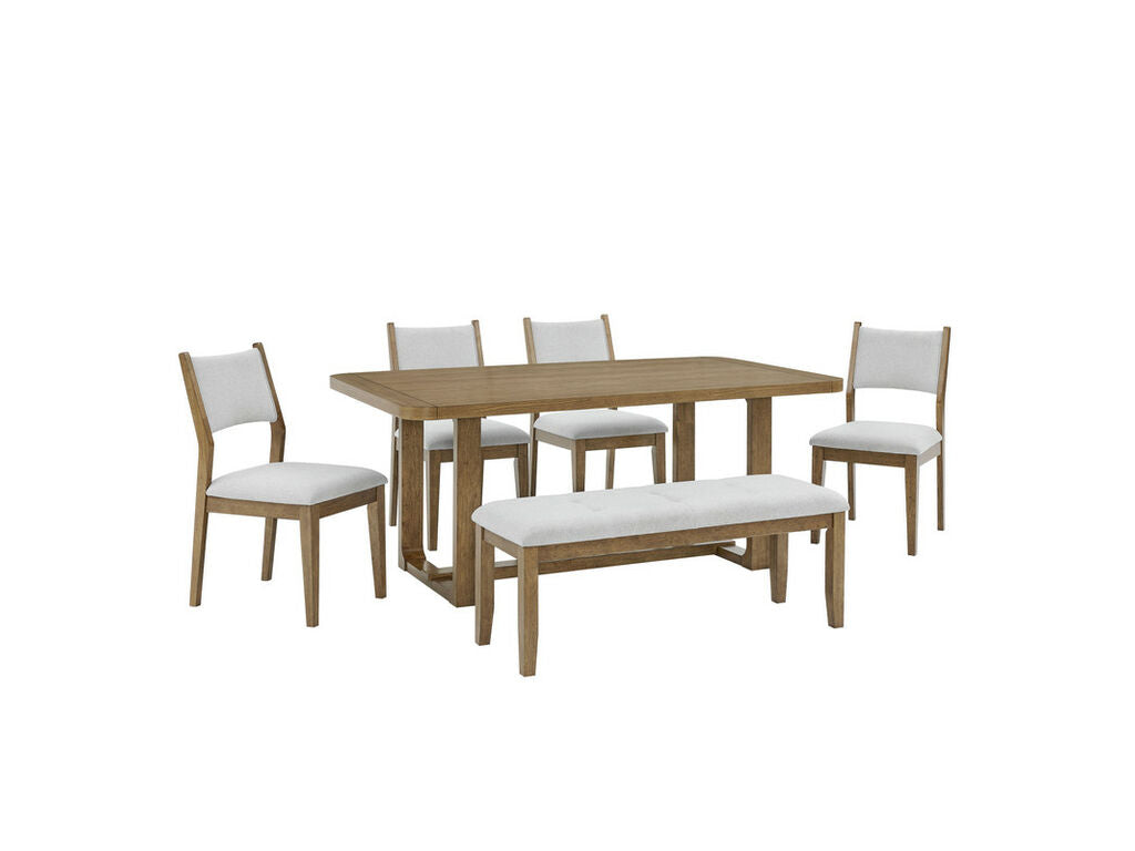 Darla 6 Pc Walnut Finish Dining Collection