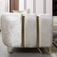 Diamond Ivory Sectional by Demka Furnishings
