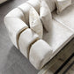 Diamond Ivory Sectional by Demka Furnishings