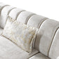 Diamond Ivory Sectional by Demka Furnishings