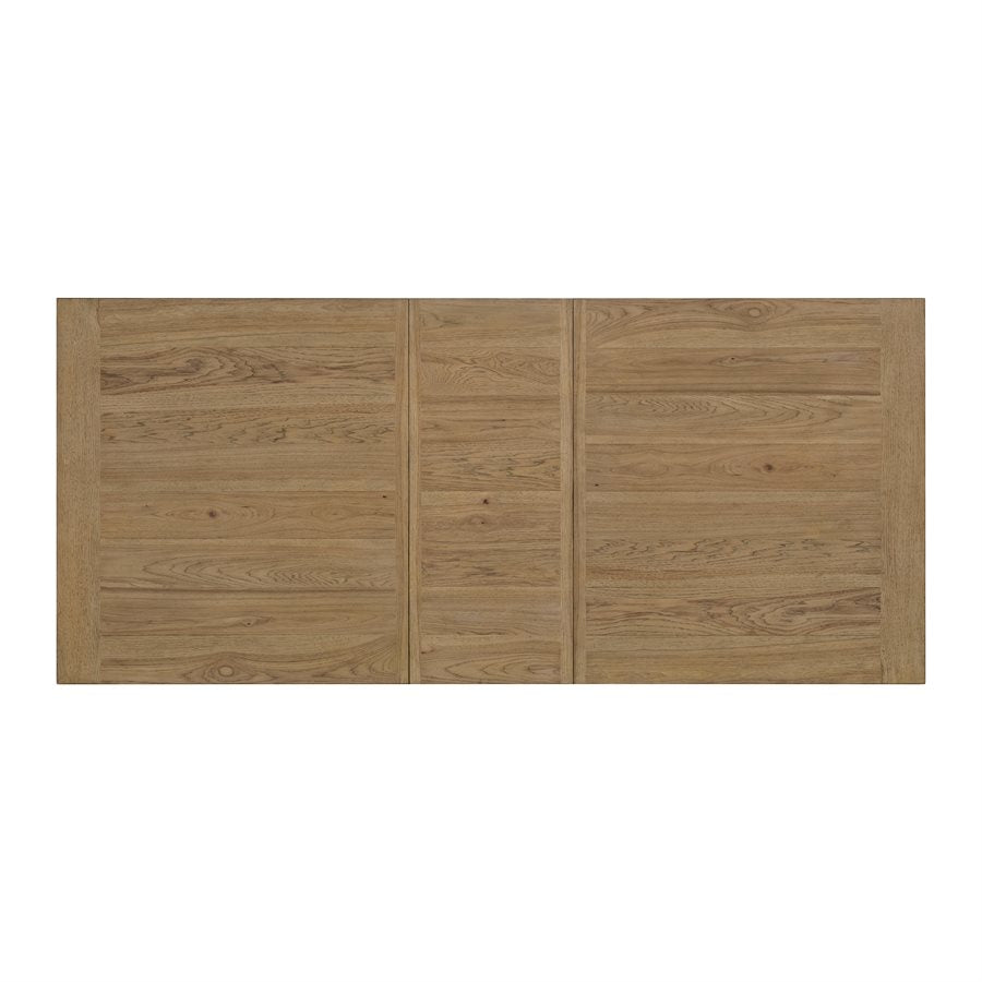 Charleston Trestle Dining Set Natural & Black