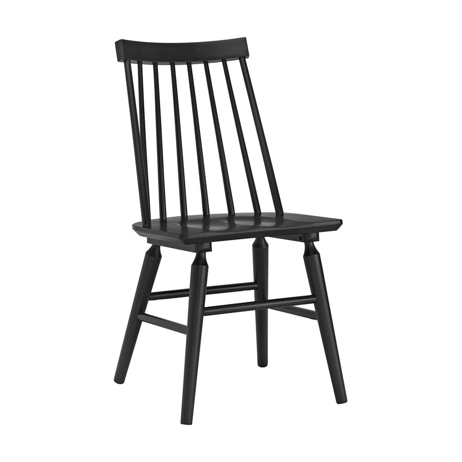 Charleston Trestle Dining Set Natural & Black