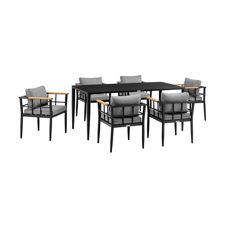 Ezra 7 Pc Outdoor Dining Collection by Armen Living