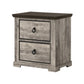 Ella Mae Gray Nightstand B6840-2